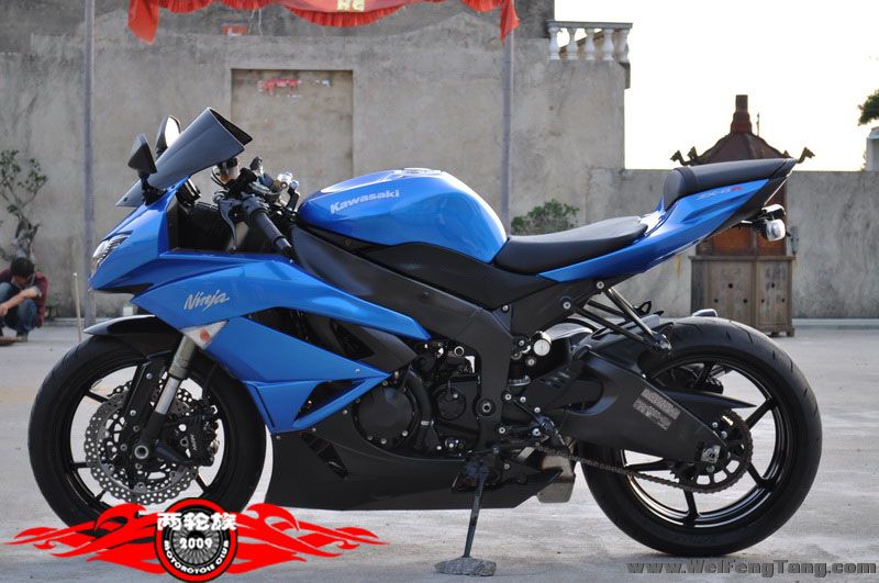 川崎ninja zx-6r摩托车二手转让