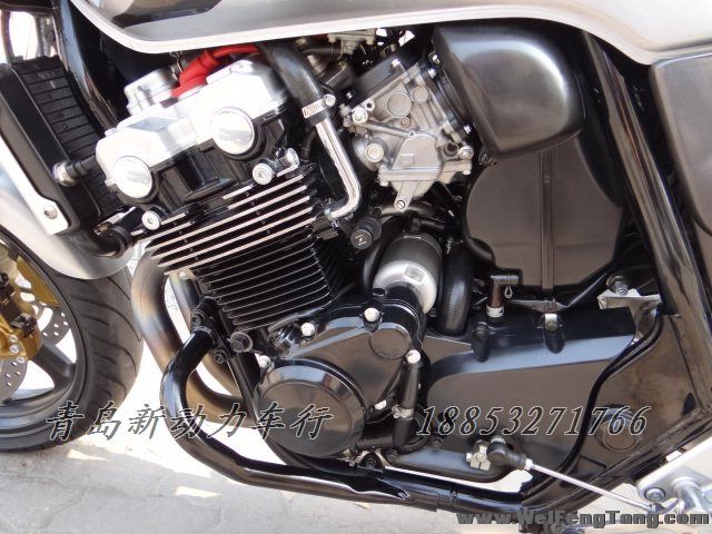 【日系二手机车】06年整车下货原版原漆银色本田经典街车三代 CB400 SF CB400图片 3