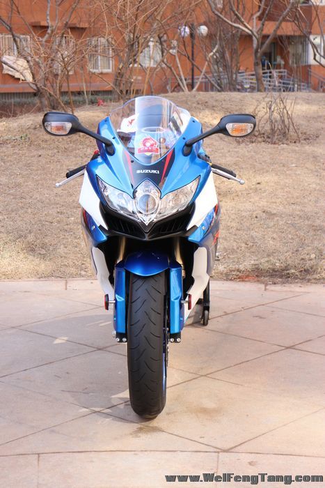 2008年铃木GSX-600R摩托车 蓝色 图片 0