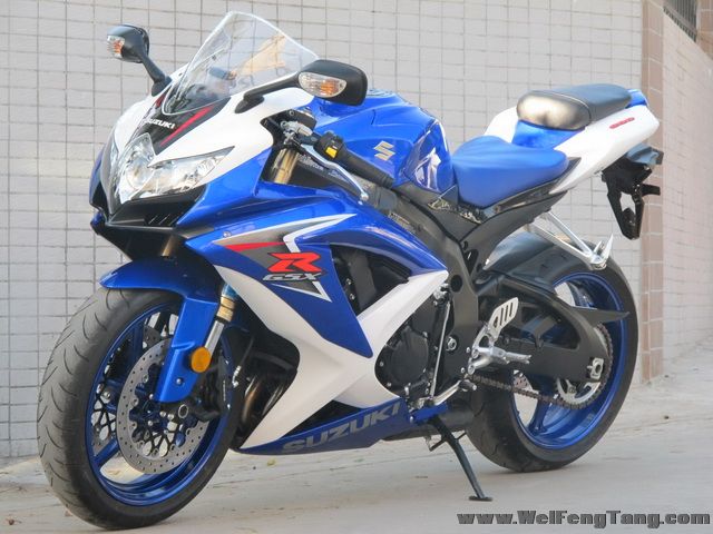 2008款 铃木GSX-R600 小R K8 蓝白色 图片 2