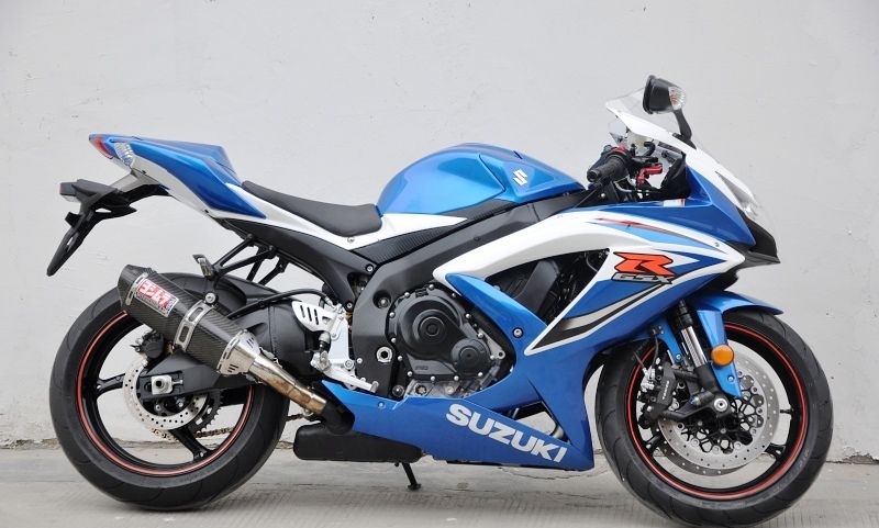 新到蓝白色2009款GSXR750，改装吉村排气,不到四千公里 铃木小R 图片 0